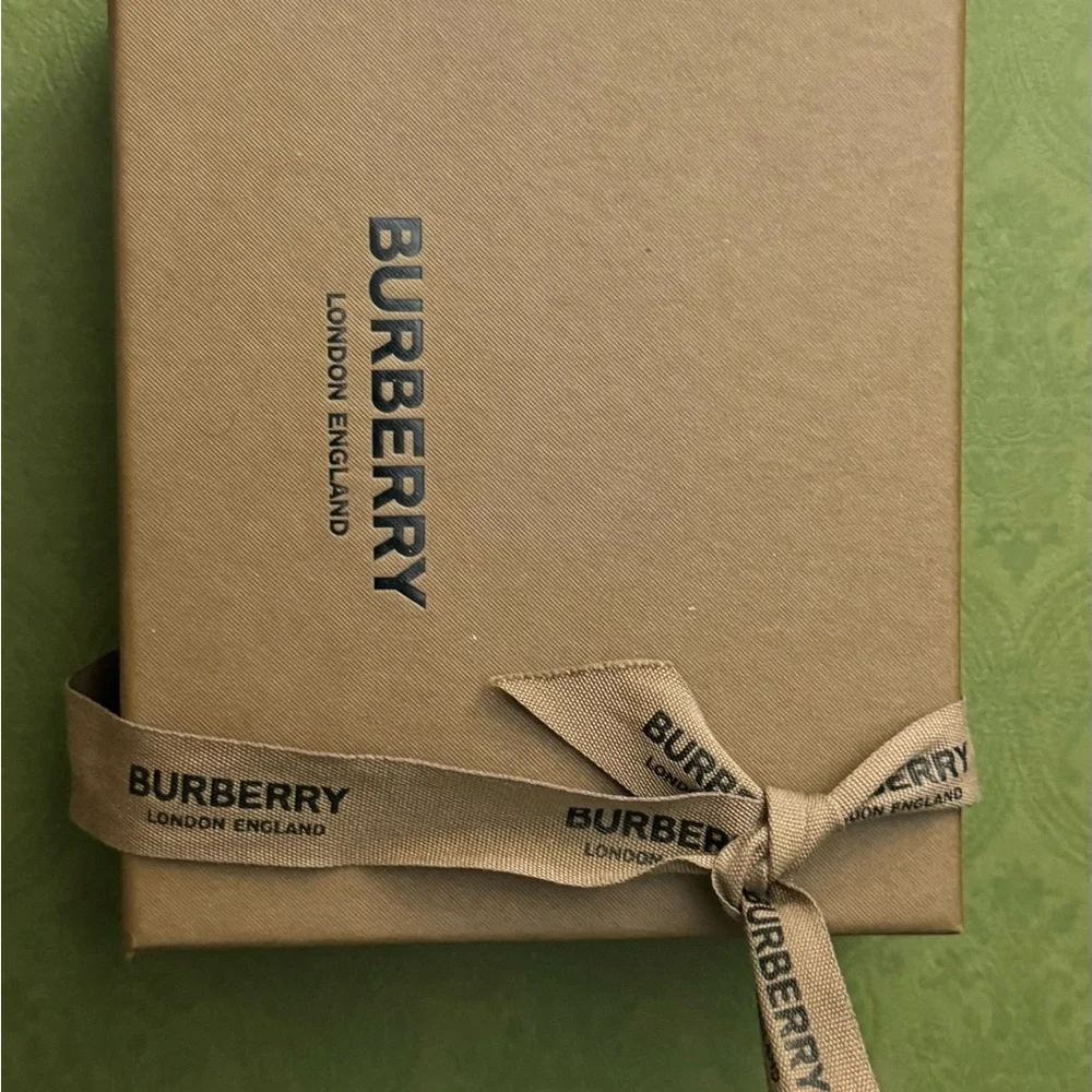 Burberry Checkered Beige and Black Money Clip